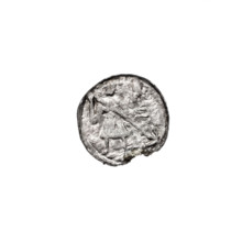Denarius of Boleslaw III Krzywousty (prince of Poland; ca. 1107–1138). Obverse: in a beaded border,