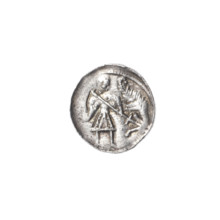 Denarius, Boleslaw III Krzywousty (prince of Poland; 1107–1138). Obverse: within a beaded border, a