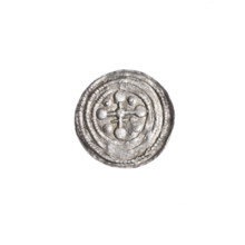 Denarius, Boleslaw III Krzywousty (prince of Poland; 1086–1138 and 1107–1138). Obverse: in the