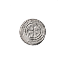 denarius, Boleslaw III Krzywousty (prince of Poland; 1107–1138), allegories, spearhead (issue