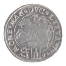 Lithuanian grosz on a Polish foot, Sigismund II Augustus (King of Poland; 1544–1572), Jagiellonians