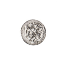 denarius, Boleslaw III Krzywousty (prince of Poland; 1107–1138), allegories, equal-armed cross,