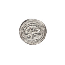 denarius, Boleslaw III Krzywousty (prince of Poland; 1086-1138), allegories, spearhead (issue