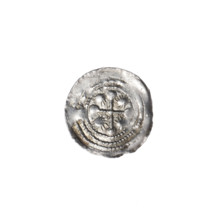 Denarius, Boleslaw III Krzywousty (prince of Poland; 1086–1138). Romanesque medieval coin, ca.