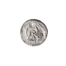 denarius, Boleslaw III Krzywousty (prince of Poland; 1086–1138 / 1107–1138), allegories, spearhead