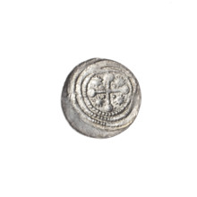 denarius, Boleslaw III Krzywousty (prince of Poland; 1107–1138), allegories, equal-armed cross,