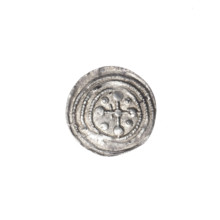 Denarius, Boleslaw III Krzywousty (Prince of Poland; 1107–1138). c. 1125–1138. Obverse: in a beaded