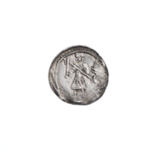 denarius, Boleslaw III Krzywousty (prince of Poland; 1086–1138), allegories, equal-armed cross,