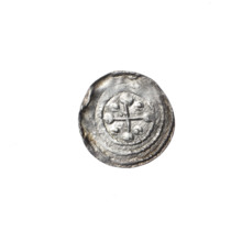 denarius, Boleslaw III Krzywousty (prince of Poland; 1086–1138 / reign 1107–1138), allegorical