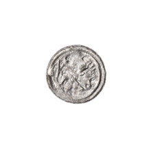 Denarius of Boleslaw III Krzywousty (prince of Poland; c. 1086–1138), Romanesque coin, ca.