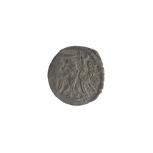 Gdansk denarius, Sigismund II Augustus (King of Poland; 1544–1572). Obverse: in the border the