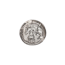 denarius, Boleslaw III Krzywousty (prince of Poland; 1086–1138; ruler 1107–1138), allegories,