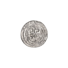 denarius, Boleslaw III Krzywousty (Prince of Poland; 1086–1138), allegories, spearhead (issue
