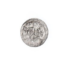 denarius, Boleslaw III Krzywousty (prince of Poland; 1086–1138), allegories, equal-armed cross,