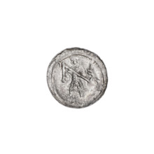 denarius, Boleslaw III Krzywousty (prince of Poland; 1086–1138; reign 1107–1138), allegories,