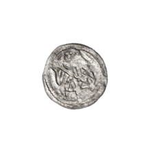 denarius, Boleslaw III Krzywousty (prince of Poland; 1086–1138), allegories, spearhead (issue