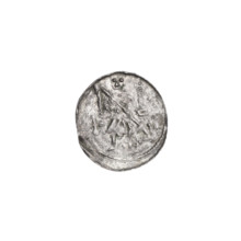 Denarius, Boleslaw III Krzywousty (prince of Poland; 1086–1138). Obverse (beaded border): a knight