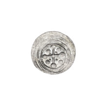denarius, Boleslaw III Krzywousty (prince of Poland; 1086–1138), Romanesque style, c. 1125–1138,