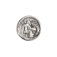denarius, Boleslaw III Krzywousty (prince of Poland; 1086–1138), allegories, spearhead (issue