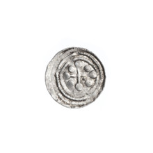 Denarius of Boleslaw III Krzywousty (prince of Poland; 1086–1138), ca. 1125–1138. Obverse: in a