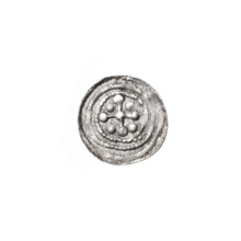 denarius, Boleslaw III Krzywousty (prince of Poland; 1086–1138 / reign 1107–1138), allegories,