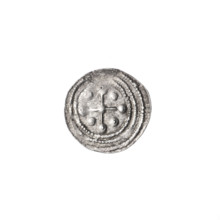 Denarius, Boleslaw III Krzywousty (prince of Poland; 1086–1138). Romanesque-style coin, ca.