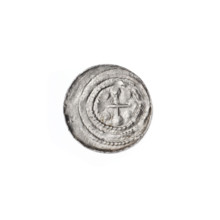 Denarius, Boleslaw III Krzywousty (prince of Poland; 1086/1107–1138). Obverse: in a linear border,