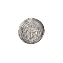 denarius, Boleslaw III Krzywousty (Prince of Poland; 1107–1138 / born 1086–1138), allegories,