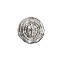 denarius, Boleslaw III Krzywousty (prince of Poland; 1086–1138), allegories, spearhead (issue