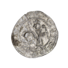 bracteate, Boleslaw III Krzywousty (Prince of Poland; 1086–1138), bishop, bishops, crosier,
