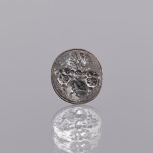 Sealing wax stamp - keyring, sealing wax stamps, Lion (coat of arms). Oval sealing wax stamp with a