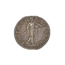 Denarius; Hadrian (76–138; Roman emperor 117–138); obverse: bust of Hadrian with laurel wreath