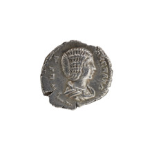 denarius, Julia Domna (ca. 160–217; Roman empress 193–211), Septimius Severus (Roman emperor;