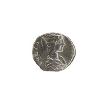 denarius, Julia Domna (ca. 160–217; Roman empress 193–211), Septimius Severus (Roman emperor;