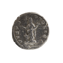 Denarius of Julia Domna (ca. 160–217), Roman empress (193–211). Obverse: bust of Julia Domna right,