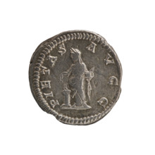 Denarius, Julia Domna (ca. 160–217), coin, Roman Empire (196–211). Obverse: IVLIA AVGVSTA — bust of