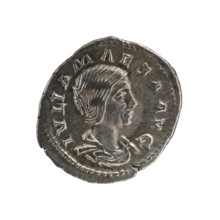denarius, Elagabalus (204-222; Roman emperor 218-222), Julia Maesa (ca. 160-224; augusta 218-224),