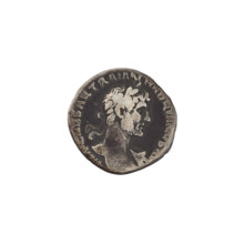 Denarius, Hadrian (76–138; Roman Emperor 117–138). Obverse: bust of Hadrian with laurel wreath and