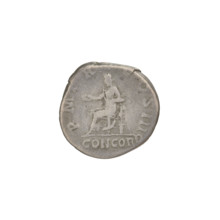 Denarius, Hadrian (76–138; Roman emperor 117–138). Obverse: bust of Hadrian with a laurel wreath