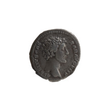Denarius, ca. 148–149. Obverse: head of young Marcus Aurelius without a cap to the right,