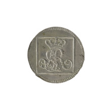 silver crown groschen; maker: Sylm, Frederick William (fl. 1765–1767); issuer: Stanislaw August