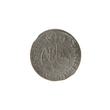 Crown six-coin, Stanislaw August Poniatowski (King of Poland; 1732–1798). Obverse: Under the crown