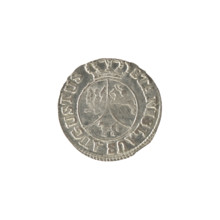 Crown six-coin of Stanislaw August Poniatowski (King of Poland; 1732–1798), 1794. Obverse: under a