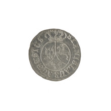 Crown six-coin, Stanislaw August Poniatowski (King of Poland; 1764–1795). Obverse: Under the crown