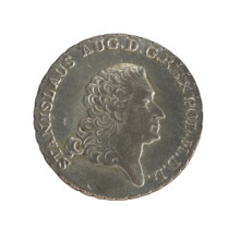 2 gold crown coins, publisher: Sylm, Frederick William (fl. 1765–1767); subject: Stanislaw August