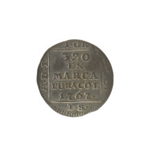 silver crown groschen, Sylm, Frederick William (fl. 1765-1767), Stanislaw August Poniatowski (King