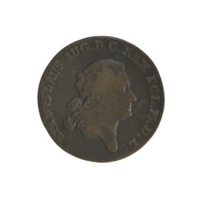 Gold crown — forgery. Maker: Sylm, Frederick William (fl. 1765–1767) (for the original). Original