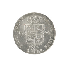 2 gold crown coins, Stanislaw August Poniatowski (King of Poland; 1732–1798), obv.: Head of
