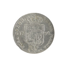 2 gold crown coins of Stanislaw August Poniatowski (King of Poland; 1764–1795). Obverse: Head of