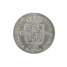 2 gold crown coins of Stanislaw August Poniatowski (King of Poland; 1764–1795). Obverse: Head of